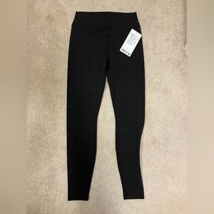 NWT Lululemon Wunder Under SmoothCover HR Tight 28" Black Leggings Size 8 New
